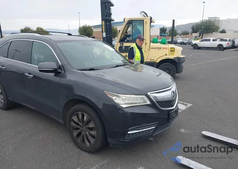 2014 Acura Mdx Technology Package z USA, uszkodzony, nr VIN 5FRYD3H44EB012806